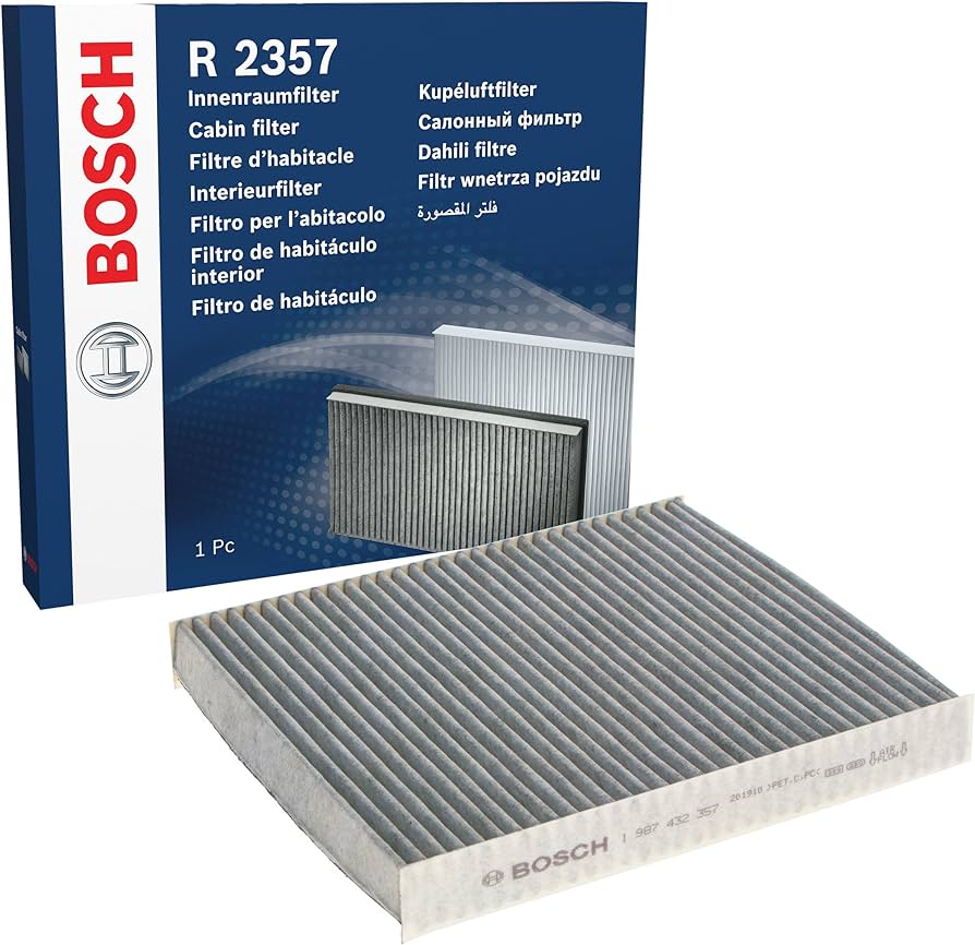 BOSCH 1987432357-POLEN FİLTRESİ KARBONLU SEAT CORDOBA 2002 > 6Q0820367((-_501